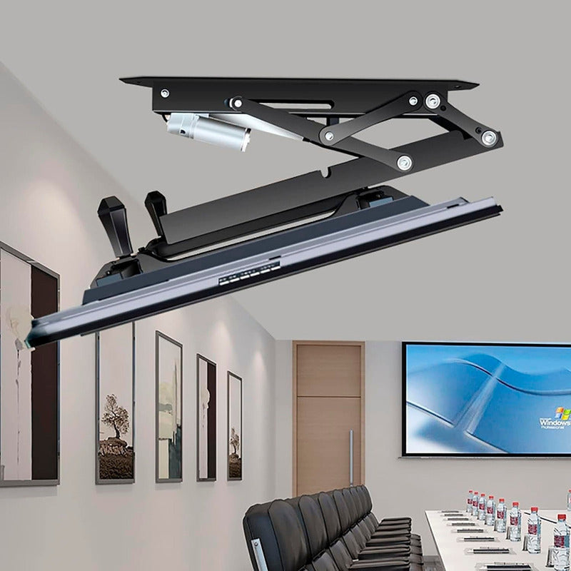 Soporte Tv Techo Motorizado Brazo Hidráulico 32-75 Control Remoto