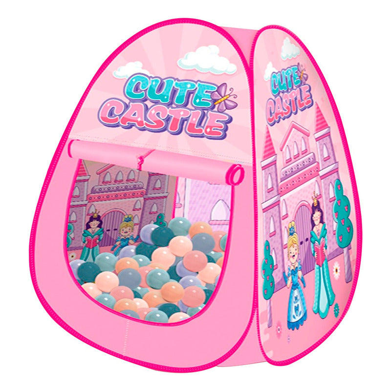 Carpa Infantil Piscina 100 Pelota Castillo Cute Juego Niños