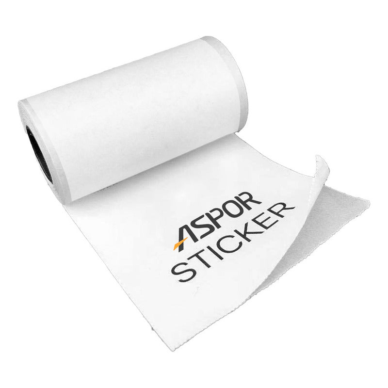 10 Rollos Papel Adhesivo Continuo Impresora Térmica 57x30mm