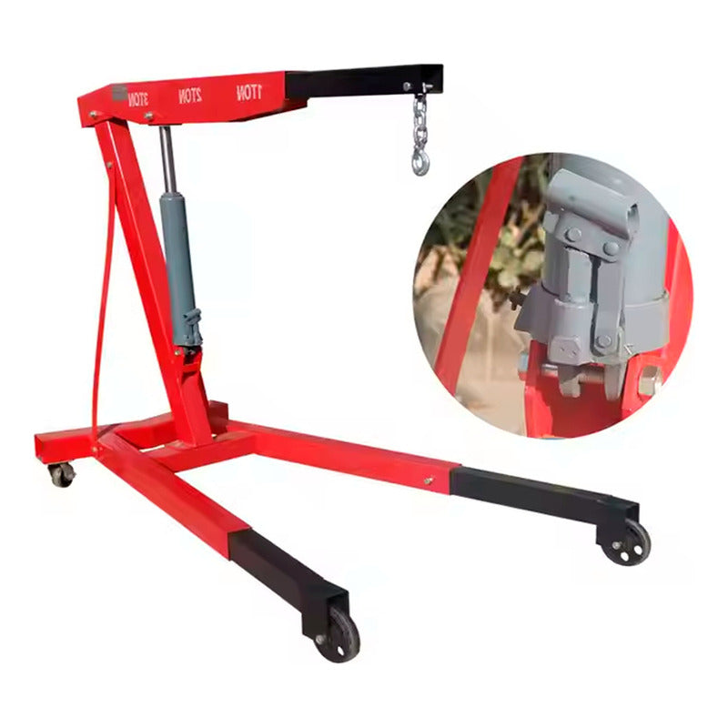 Tecle Grua Pluma Hidraulico 3 Toneladas Desmontable Auto