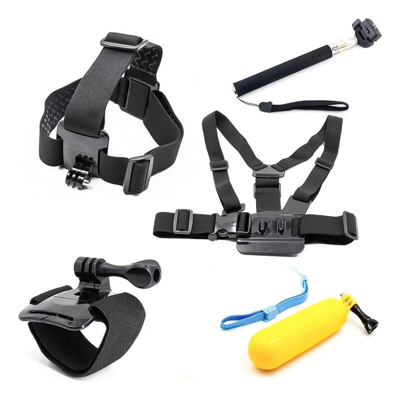 Kit Maleta Gopro Accesorios Para Camara Deportiva 50 Piezas