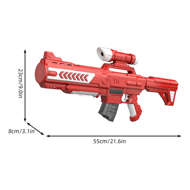 Pistola De Agua Rifle Automatico Inalambrico