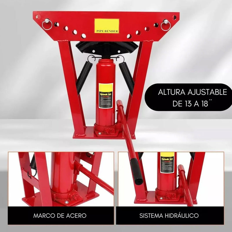 Dobladora De Tubos 16 Toneladas Profesional 1 A 4 Pulgadas