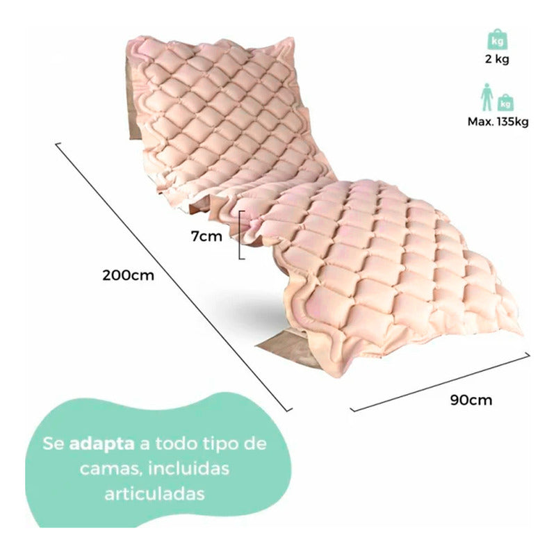 Colchon Inflable Anti Escaras 135kg