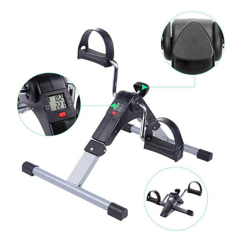 Pedalera Con Pantalla Lcd Rehabilitación Ejercicio Pedal Fit