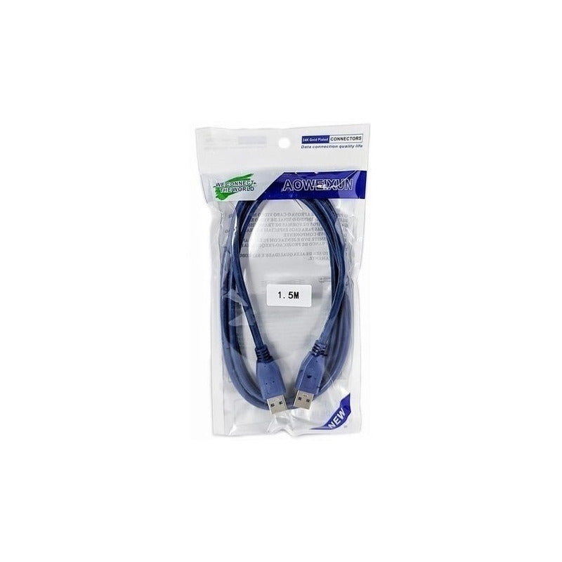 Cable Usb Macho A Macho 1.5m Usb 3.0 Alta Calidad