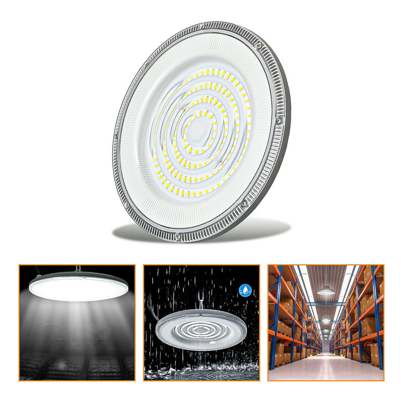Foco Plafon 300w Ip65 Industrial Techo Campana Luz Fría