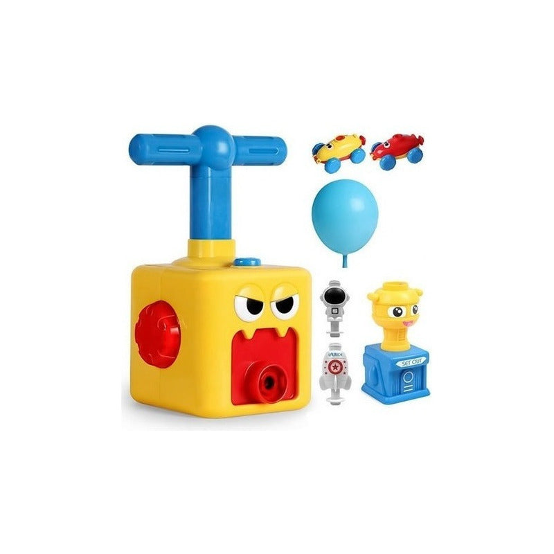 Juguete Bombin Globos Lanza Autos Y Cohetes Para Niños