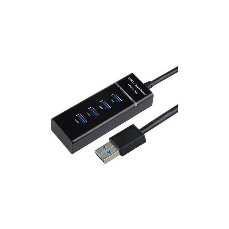 Hub Usb 4 Puertos Con Indicador Led Alta Velocidad De 3.0