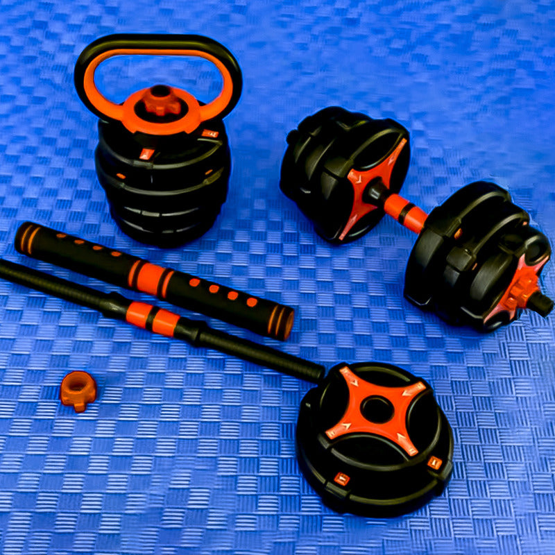 Set Mancuernas Profesional 40kg Kettlebell Barra Gym