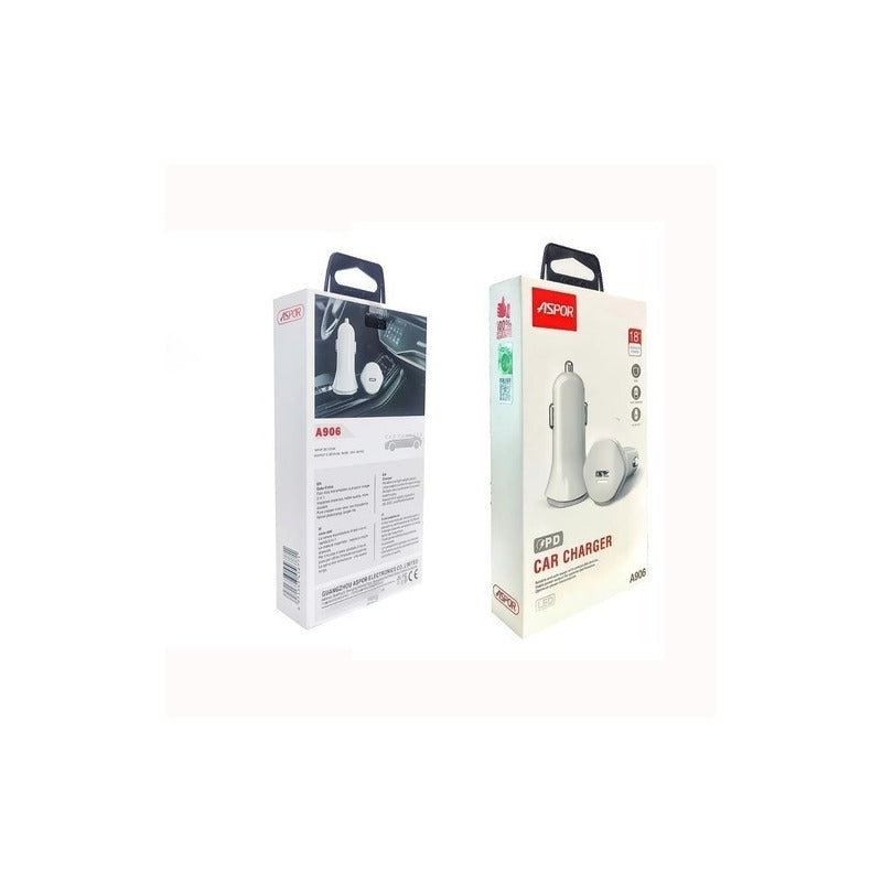 Cargador Para Auto Tipo C Carga Rapida 18w 3.0a