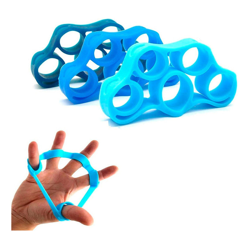 Set Hand Grip Ejercitador Manos Y Antebrazo Fitnics 10-60 Kg