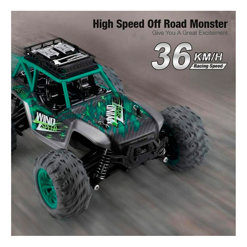 Auto A Control Remoto Offroad Wind Speed 2.4ghz Rustico