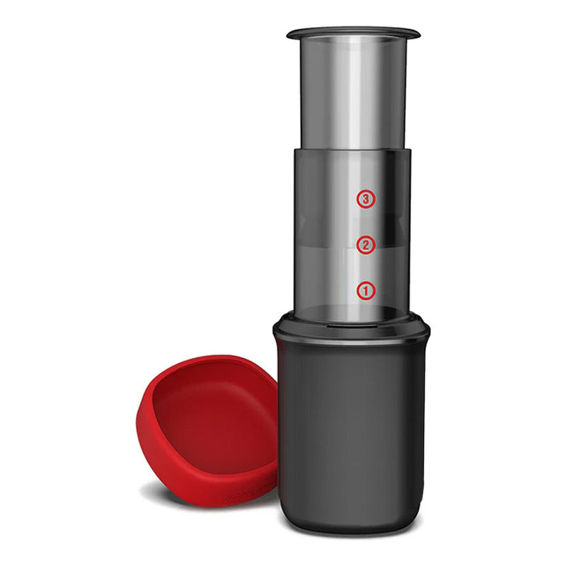 Cafetera Portátil Tipo Aeropress Para Viajes Con Filtros