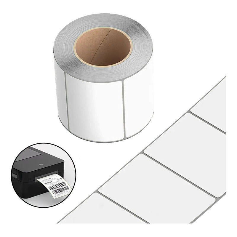 Etiquetas Adhesivas Térmicas 100x50mm Rollo 500 Unidades