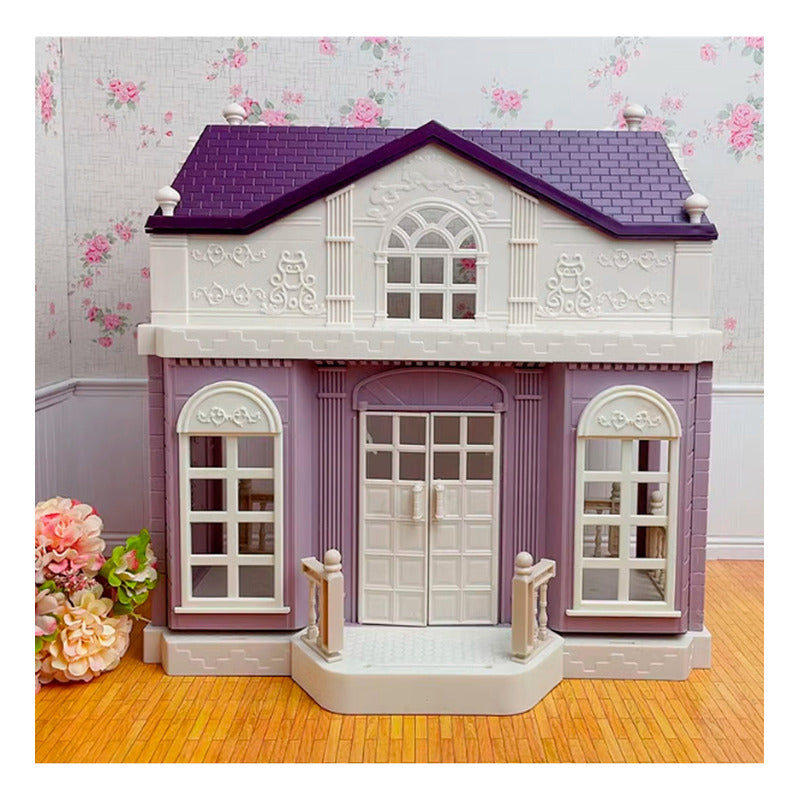 Casa De Muñeca Showerroom Muñeca Musica Luces Princess Villa