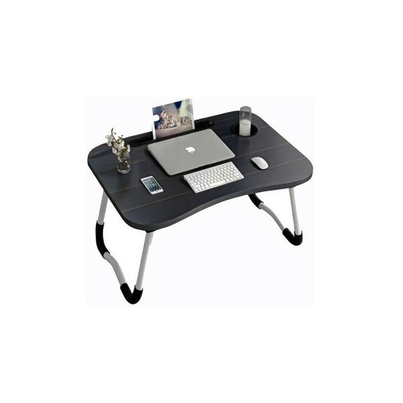 Mesa Plegable Para Cama Y Notebook Multifuncional De Madera