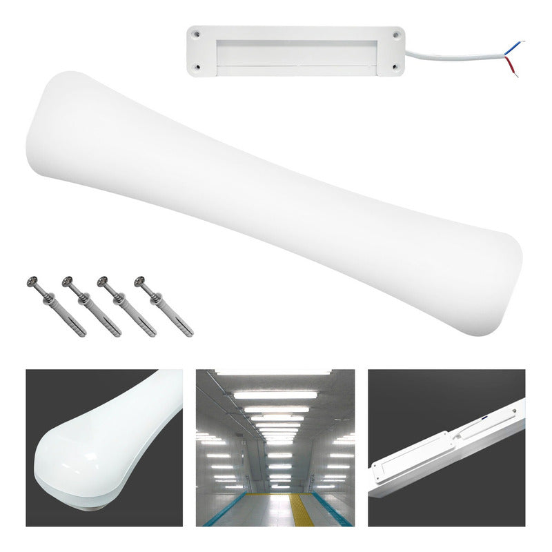 Foco Led 15w Rectangular Base 30cm Luz Blanca Fria Xshape