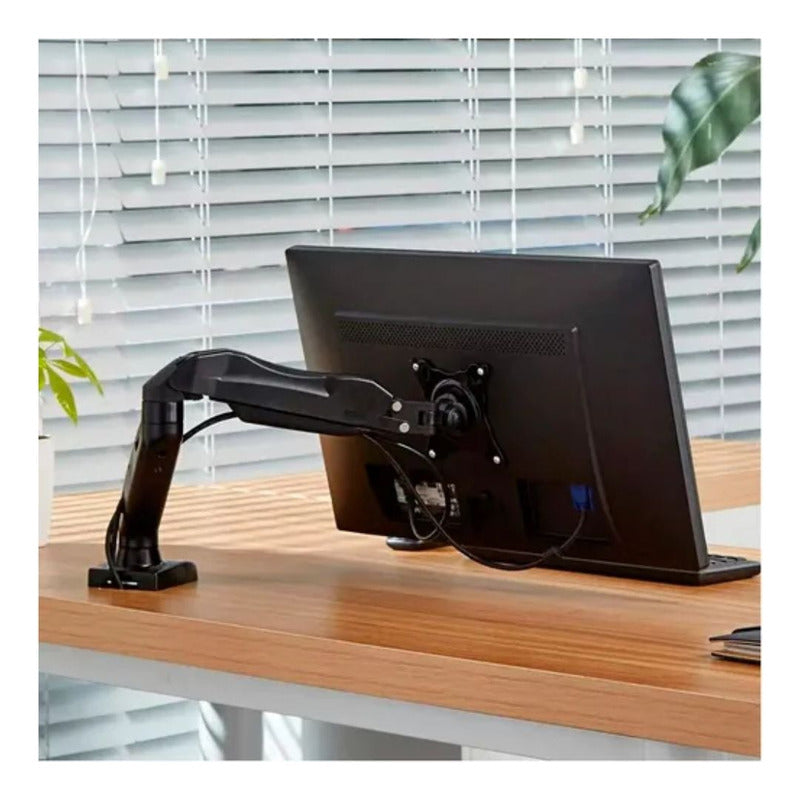 Soporte De Monitor Ergonomico A Gas Para Escritorio 17 A 32