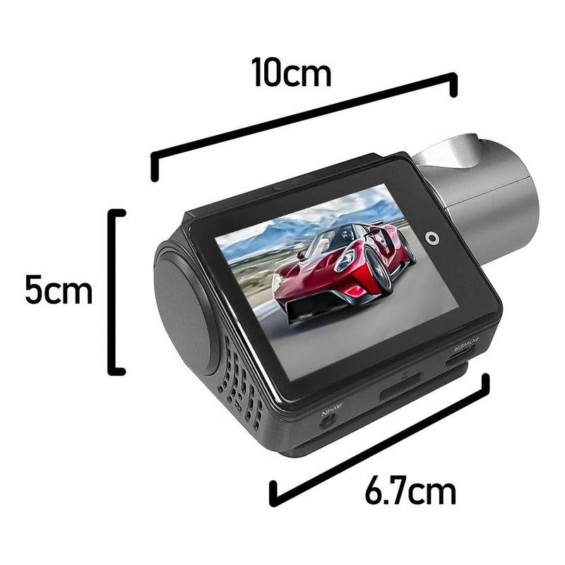 Camara Auto 4k Inteligencia Artificial Delantera Y Trasera