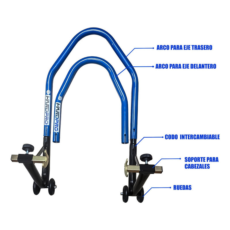 Caballete Elevador Para Moto Trasero Y Delantero