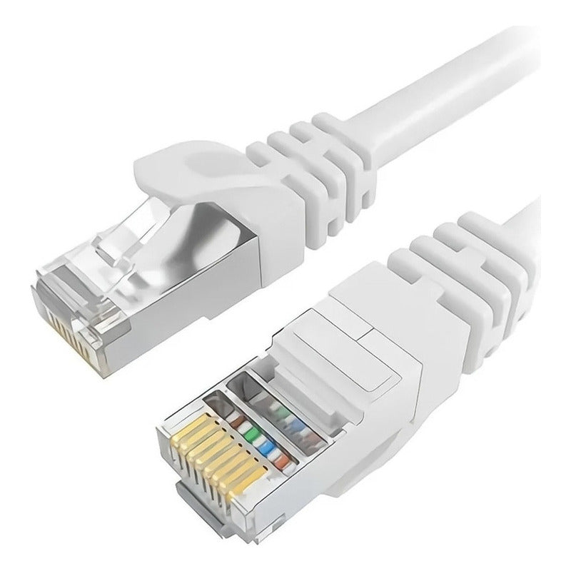 Cable De Red Cat6 Lan 3 Metros Alta Transferencia De Datos