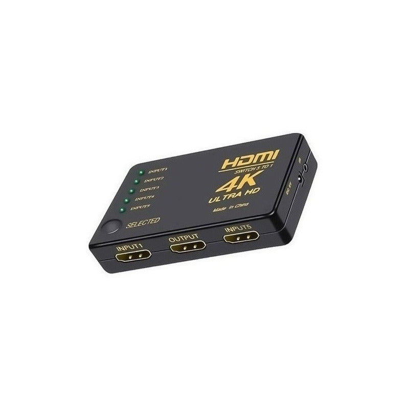Switch Hdmi 5x1 Splitter Video 4k 2160p 60hz Control Remoto