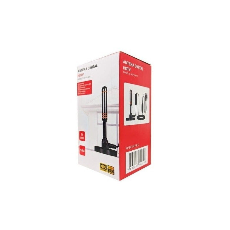 Antena Tv Digital Interior Hd Amplificada Por Usb