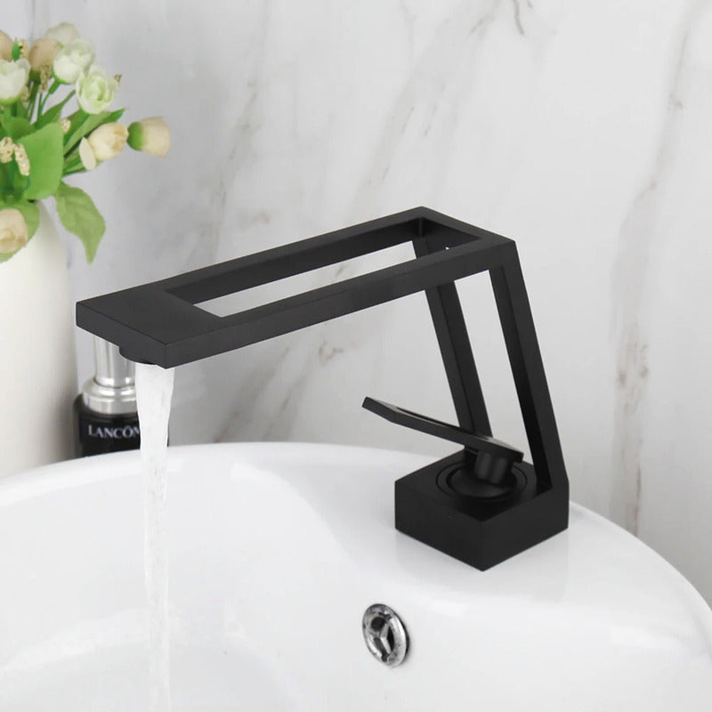 Llave Lavamanos Monomando Griferia De Lujo Diseño Moderno