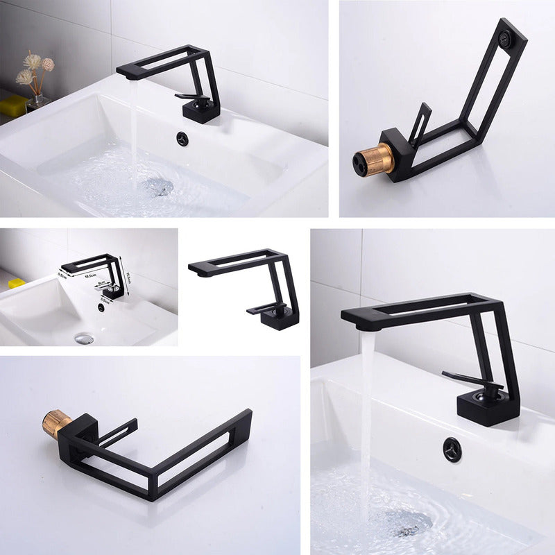 Llave Lavamanos Monomando Griferia De Lujo Diseño Moderno