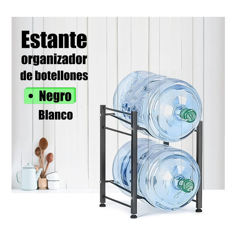 Rack Estante Organizador 2 Botellones Bidones De Agua 20l
