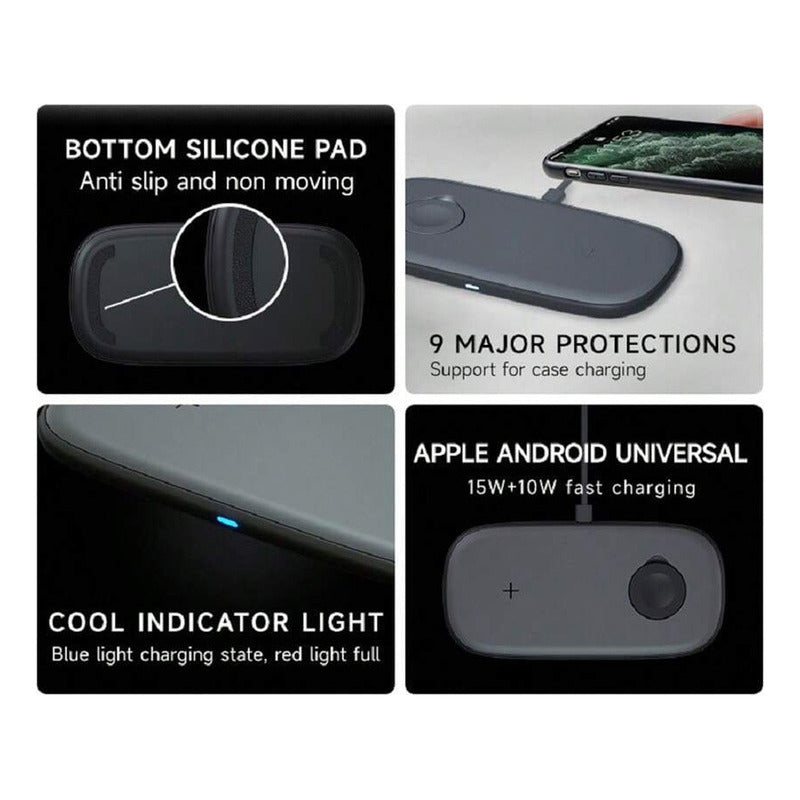 Cargador Para iPhone Inalambrico Carga Rapida 15w Magsafe