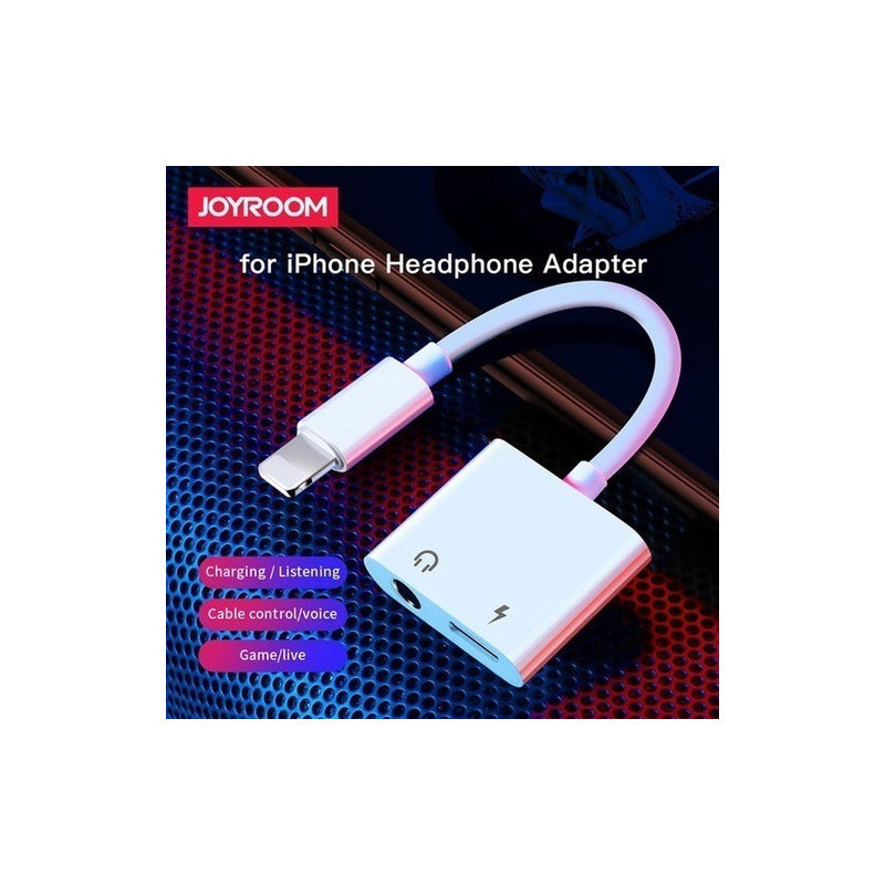 Adaptador Iphone A Aux Y Lightning Compatible Con iPhone