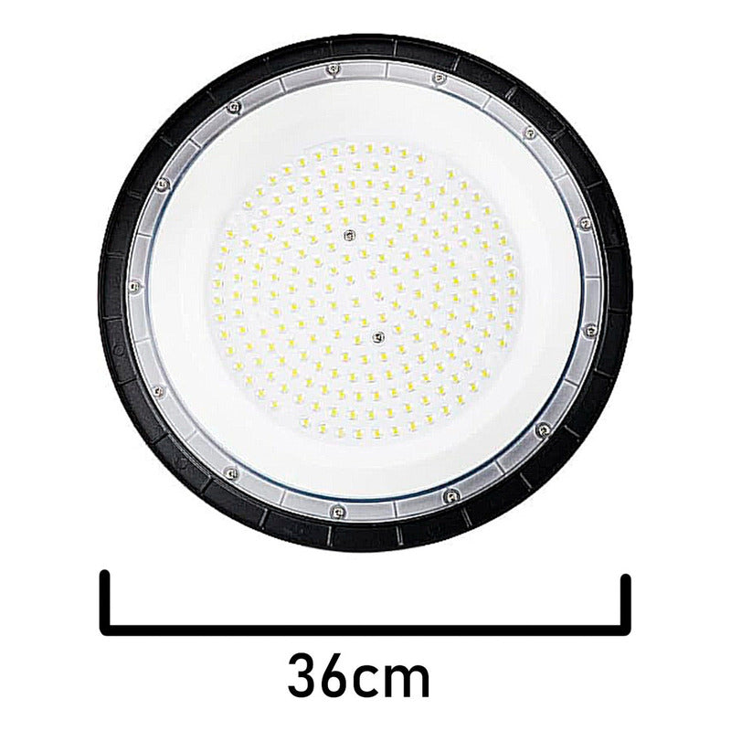 Foco Plafón Led 200w Ip65 Industrial 6500k Campana Luz Fría