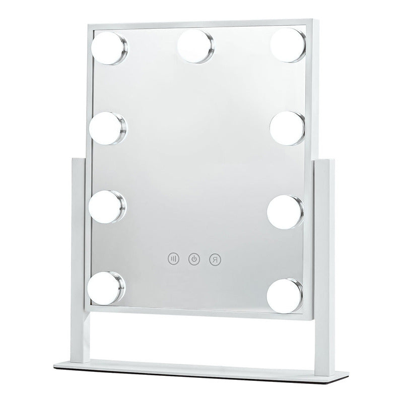 Espejo Maquillaje Tocador 9 Luces Usb 3 Modos Luz Led 360°