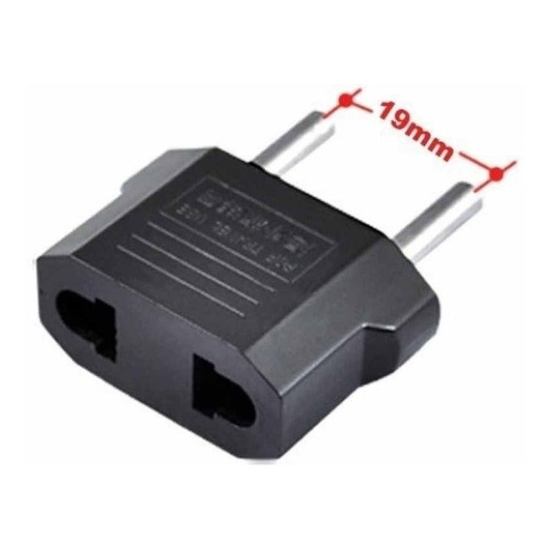 Adaptador Enchufe Americano A Nacional 10a Pack 100 Unidades