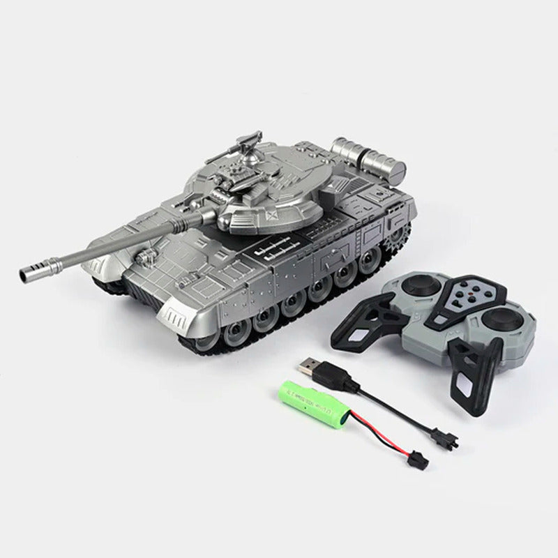Tanque Militar Control Remoto Torreta 360° Con Luces