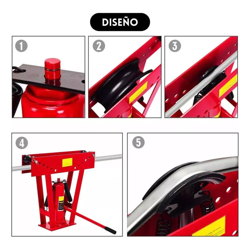 Dobladora De Tubos 16 Toneladas Profesional 1 A 4 Pulgadas