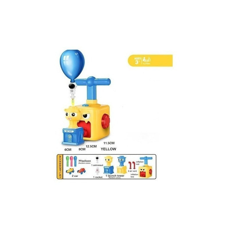 Juguete Bombin Globos Lanza Autos Y Cohetes Para Niños
