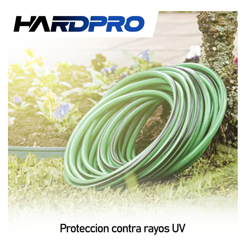 Manguera Riego Jardin 50m 1'' 2.3mm Reforzada Proteccion Uv
