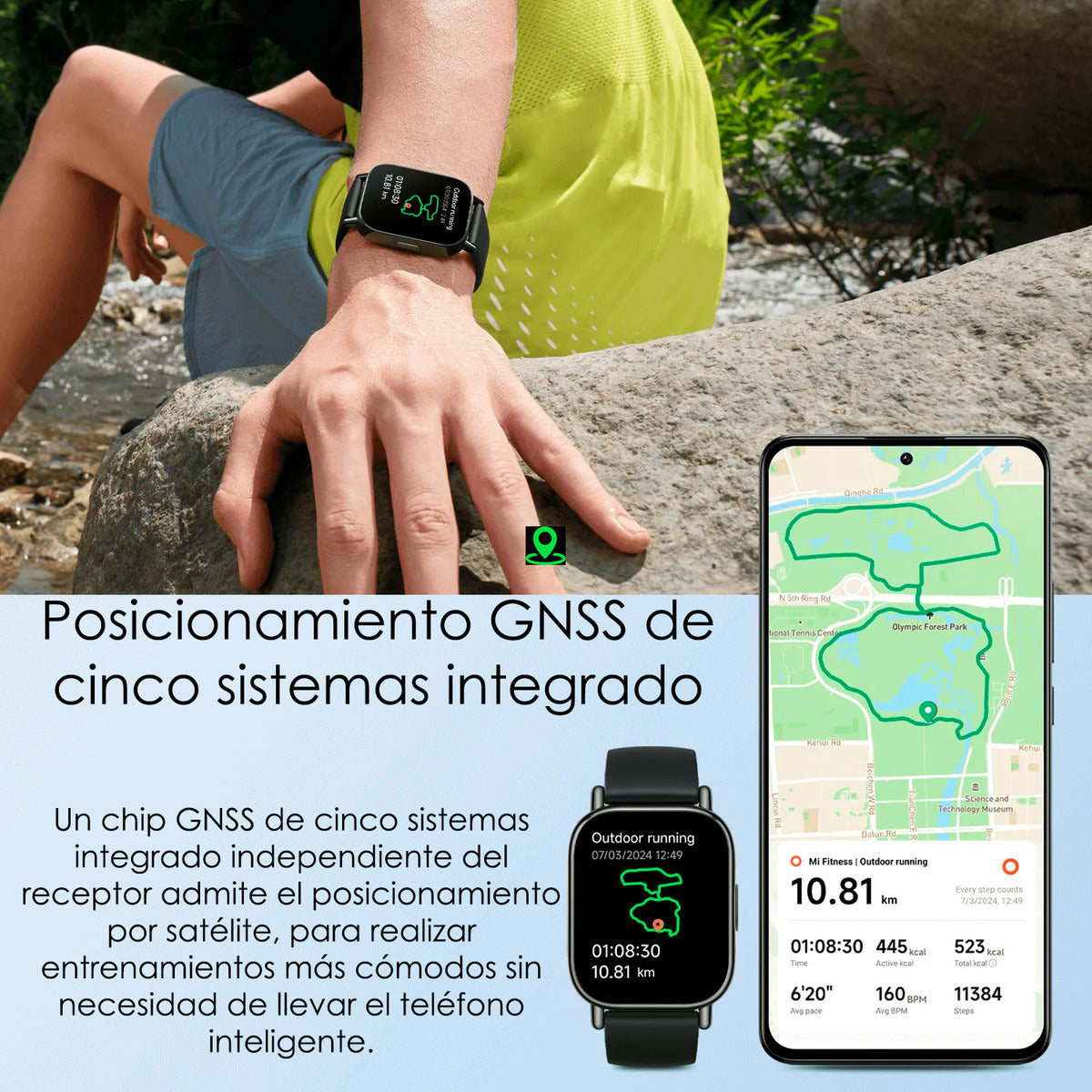 Xiaomi Redmi Watch 5 Lite Amoled 1.96 18 Dias + Llamada Negro Liso