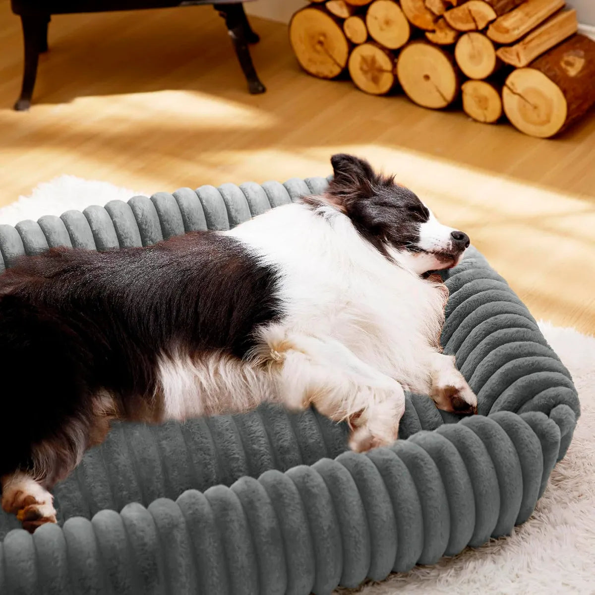 Cama Para Perro Lavable Antideslizante Y Tela 109X76CM