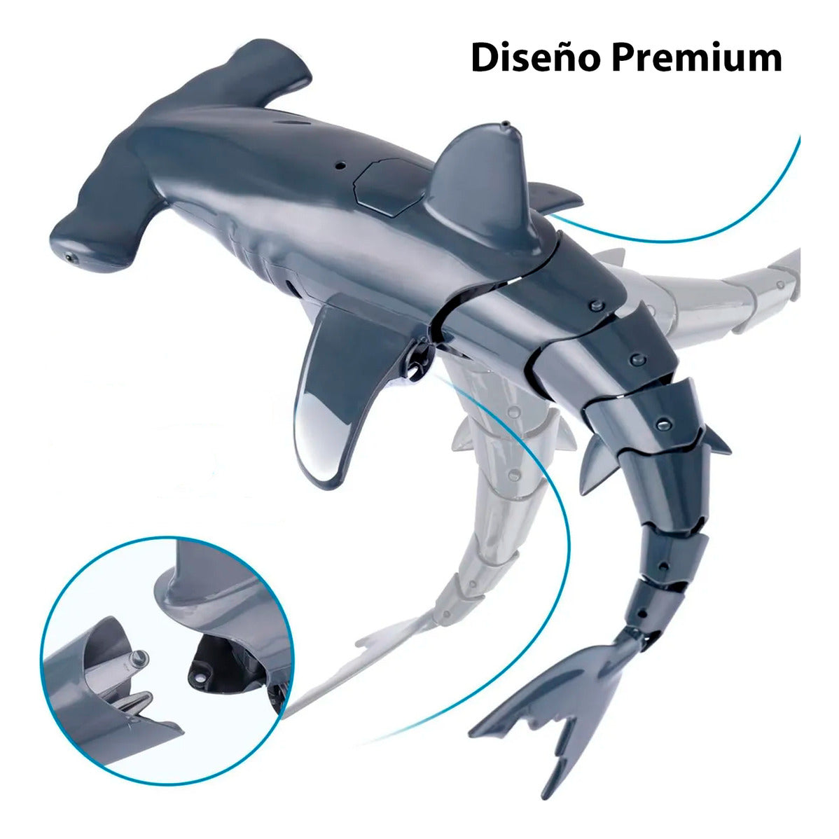 Tiburón Martillo Control Remoto A Prueba De Agua Recargable