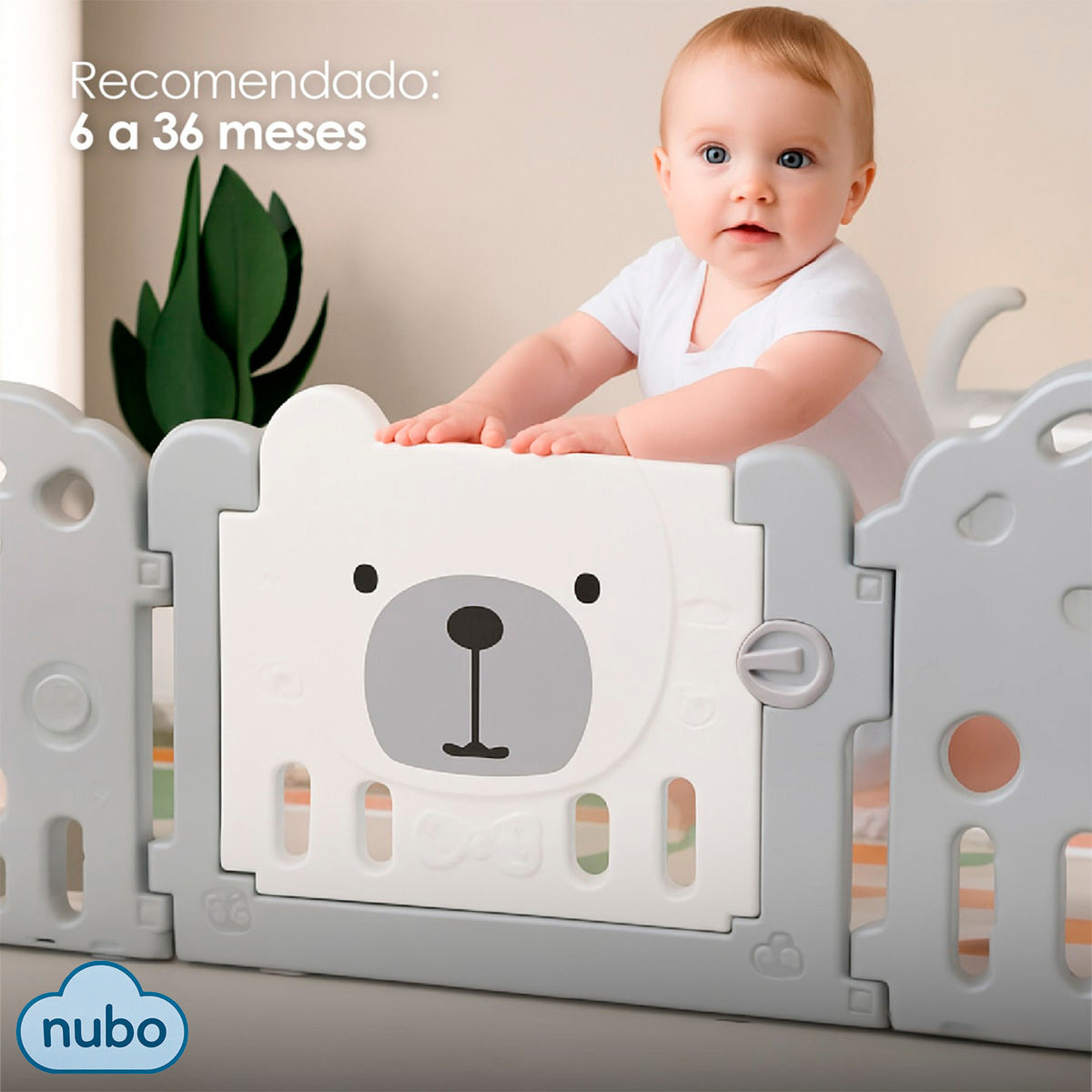 Corral Juegos Bebe Infantil Nubo Premium De 155x192cm Armable