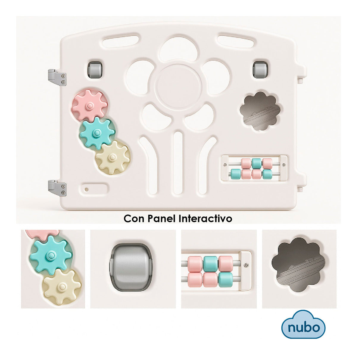 Corral Juegos Bebe Infantil Nubo Premium De 155x192cm Armable