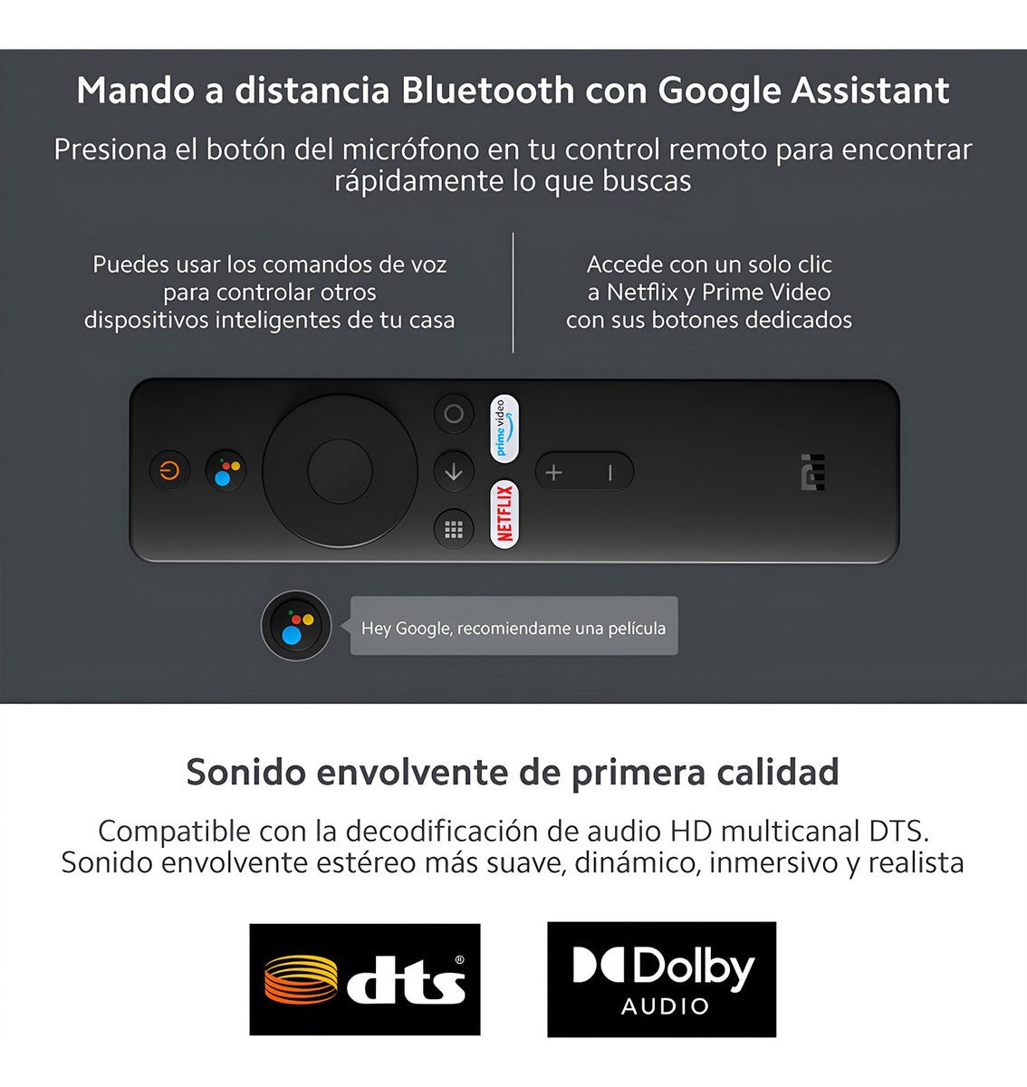 Xiaomi Mi Tv Stick Eu Streaming Full Hd 8gb Chromecast Negro