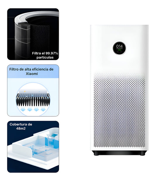 Purificador Aire Xiaomi Smart Air Purifier 4 Eu Blanco