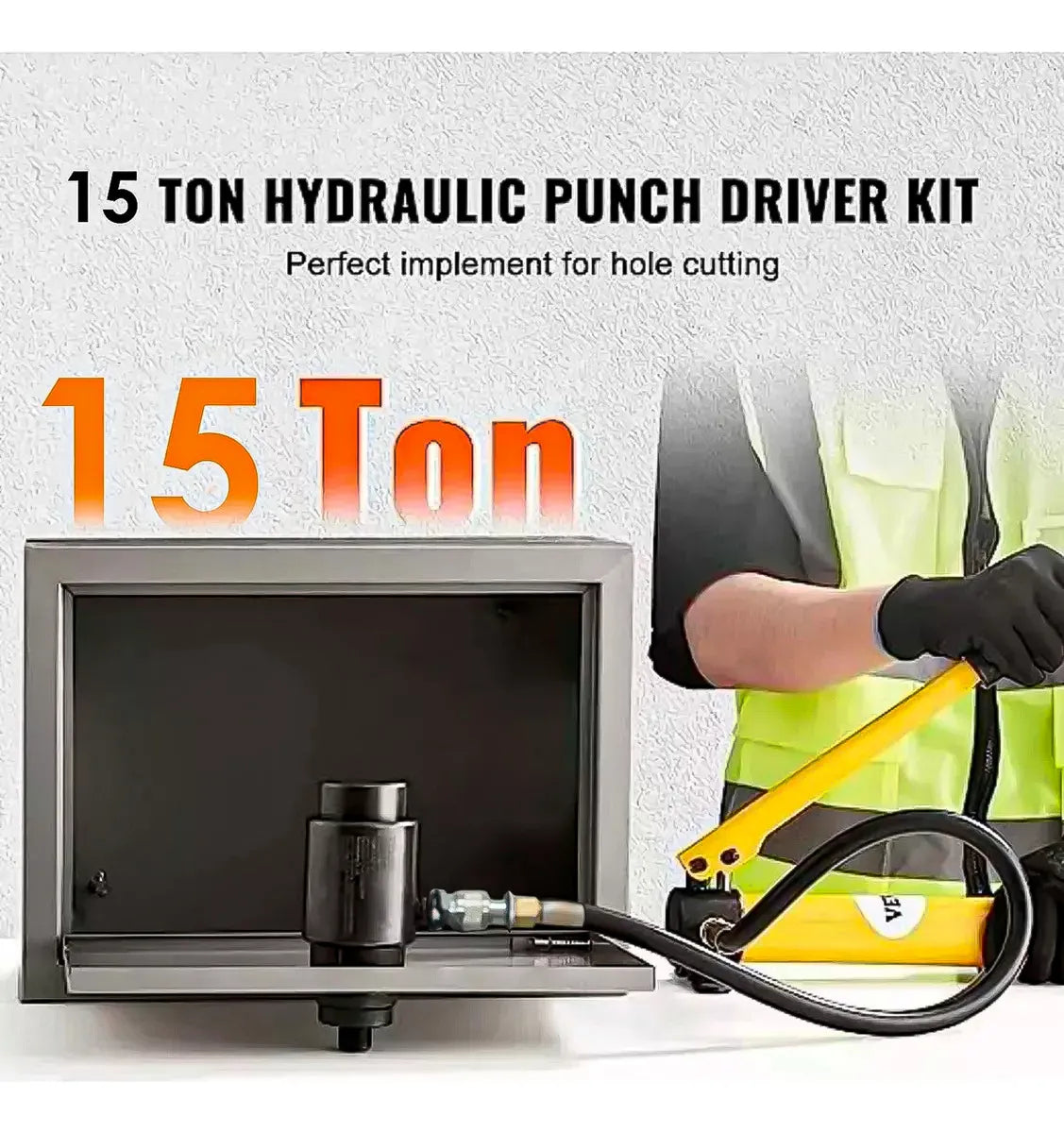 Perforador De Tableros Electricos 15ton Knock Out Sacabocado