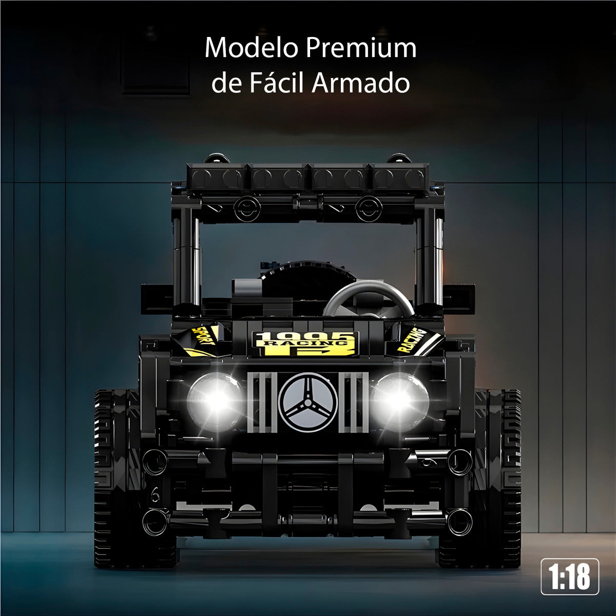 Juguete Armable Bloques Mercedes G-class 426 Piezas Escala 1:18 Didactico