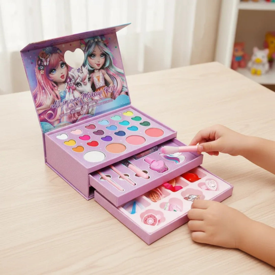 Set De Maquillaje Cosmeticos De 42 Piezas Kit De Belleza Niñas